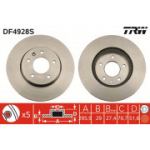 Piduriketas TRW DF4928S