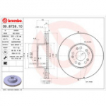 Piduriketas BREMBO 09.8726.10