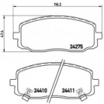 Piduriklotsi komplekt, ketaspidur BREMBO P 30 032