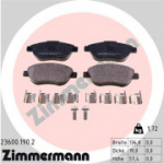 Piduriklotsi komplekt, ketaspidur ZIMMERMANN 23600.190.2