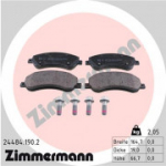 Piduriklotsi komplekt, ketaspidur ZIMMERMANN 24484.190.2