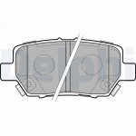 Piduriklotsi komplekt, ketaspidur DELPHI LP2160