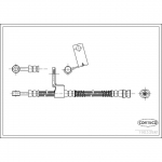 Pidurivoolik CORTECO 19033581