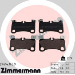 Piduriklotsi komplekt, ketaspidur ZIMMERMANN 24614.165.9