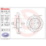 Piduriketas BREMBO 08.C172.1X