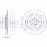 Piduriketas DELPHI BG4076