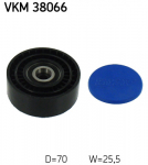 Seade-/juhtrull,soonrihm SKF VKM 38066