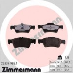 Piduriklotsi komplekt, ketaspidur ZIMMERMANN 23334.965.1