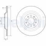 Piduriketas DELPHI BG4961C