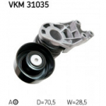Pingutusrull, soonrihm SKF VKM 31035