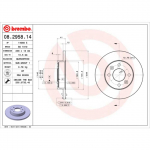 Piduriketas BREMBO 08.2958.14