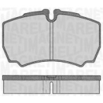 Piduriklotsi komplekt, ketaspidur MAGNETI MARELLI 363916060434