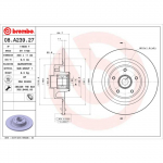 Piduriketas BREMBO 08.A239.27