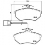 Piduriklotsi komplekt, ketaspidur BREMBO P 85 034