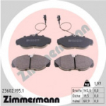 Piduriklotsi komplekt, ketaspidur ZIMMERMANN 23602.195.1