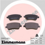 Piduriklotsi komplekt, ketaspidur ZIMMERMANN 23973.165.1