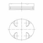 Kolvid MAHLE ORIGINAL 005 24 00