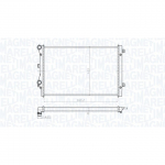 Radiaator, mootorijahutus MAGNETI MARELLI 350213852000