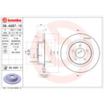Piduriketas BREMBO 08.A297.11