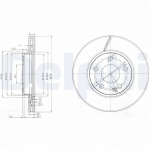 Piduriketas DELPHI BG3845C
