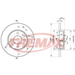 Piduriketas FREMAX BD-3465