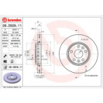 Piduriketas BREMBO 09.D509.11