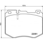 Piduriklotsi komplekt, ketaspidur BREMBO P 50 145