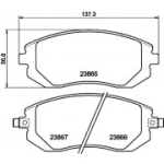 Piduriklotsi komplekt, ketaspidur HELLA 8DB 355 010-211