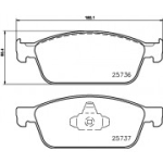 Piduriklotsi komplekt, ketaspidur HELLA 8DB 355 020-831