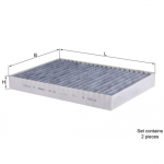 Filter, salongi&otilde;hk MAHLE ORIGINAL LAK 292/S