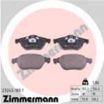 Piduriklotsi komplekt, ketaspidur ZIMMERMANN 23245.180.1