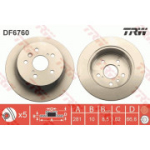 Piduriketas TRW DF6760