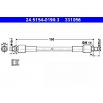Pidurivoolik ATE 24.5154-0190.3