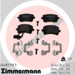 Piduriklotsi komplekt, ketaspidur ZIMMERMANN 24483.170.3