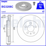 Piduriketas DELPHI BG3208C