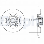 Piduriketas DELPHI BG9023RS