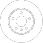 Piduriketas TRW DF6915