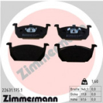 Piduriklotsi komplekt, ketaspidur ZIMMERMANN 22631.175.1