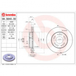 Piduriketas BREMBO 09.5640.30