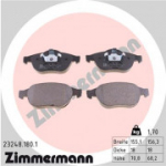 Piduriklotsi komplekt, ketaspidur ZIMMERMANN 23248.180.1