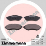 Piduriklotsi komplekt, ketaspidur ZIMMERMANN 23974.175.1