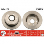 Piduriketas TRW DF4178