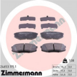 Piduriklotsi komplekt, ketaspidur ZIMMERMANN 24653.175.1