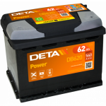 Aku DETA Power DB620 62AH 540A