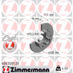 Piduriketas ZIMMERMANN 600.3201.20