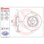 Piduriketas BREMBO 08.C208.21