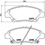 Piduriklotsi komplekt, ketaspidur BREMBO P 28 050X