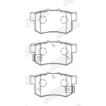 Piduriklotsi komplekt, ketaspidur JURID 572138J