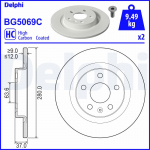 Piduriketas DELPHI BG5069C