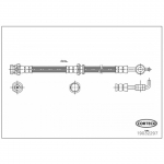 Pidurivoolik CORTECO 19032297
